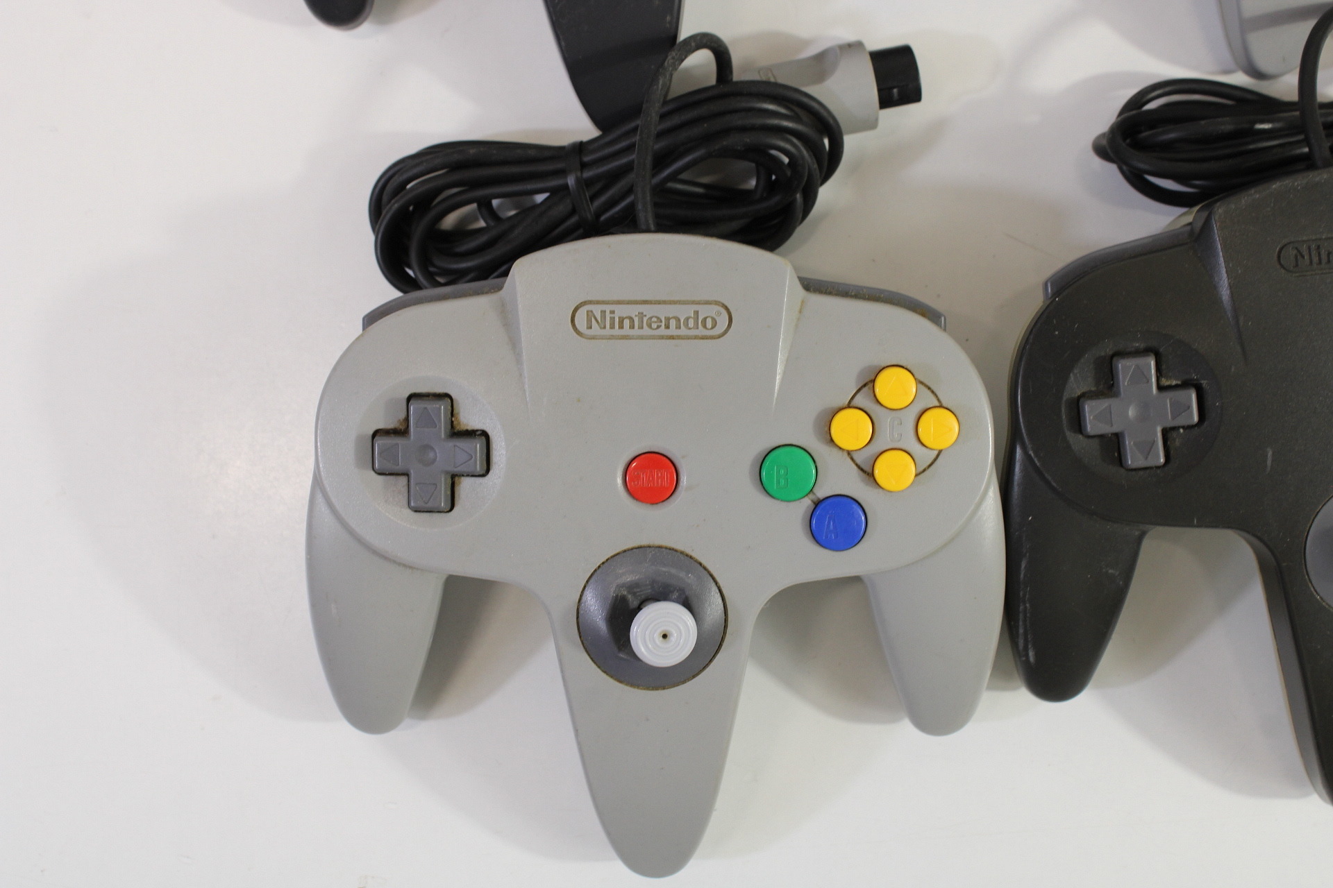 Lot of 4 Official Nintendo 64 Controller Loose Stick (UNTESTED AS IS) N64