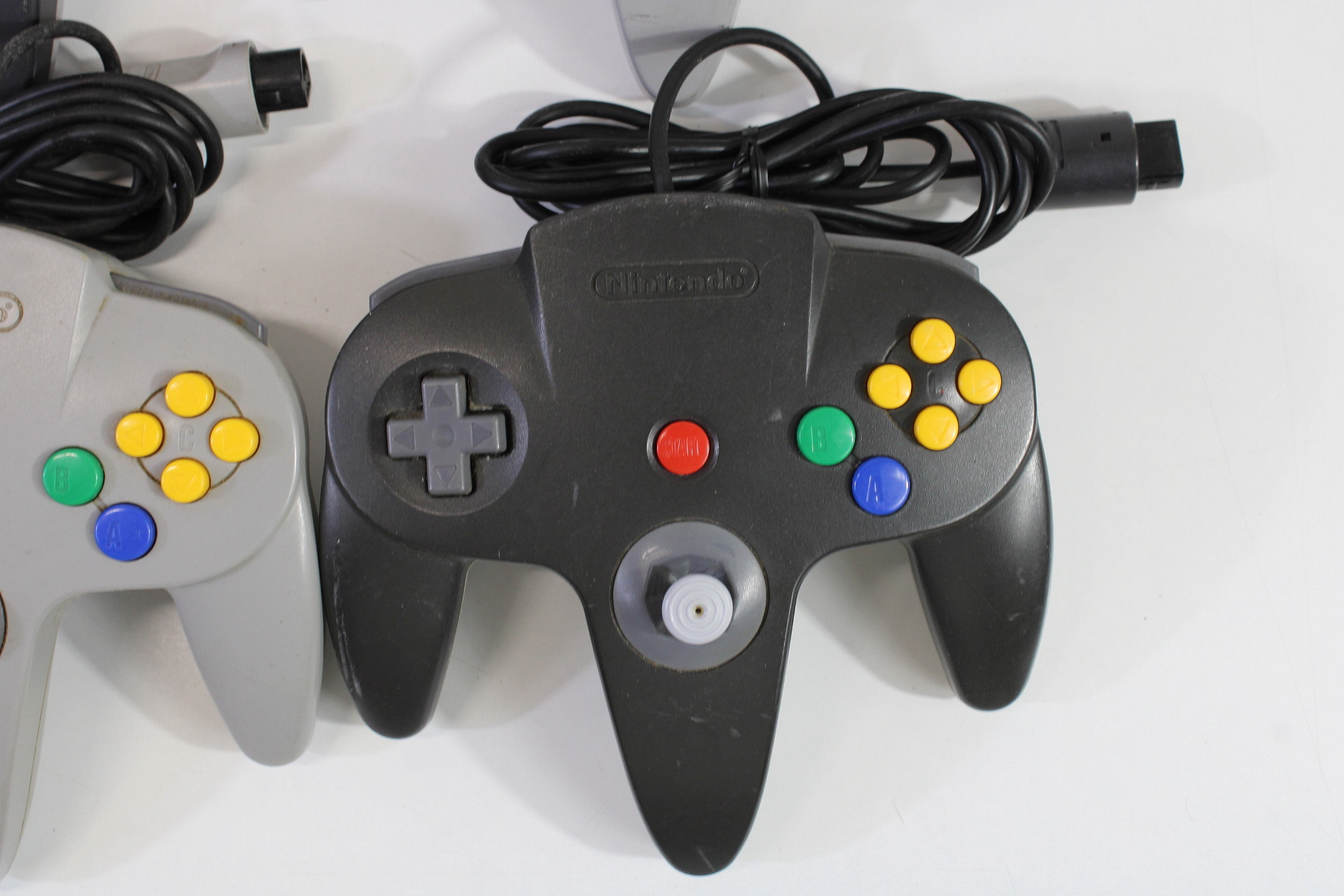 Lot of 4 Official Nintendo 64 Controller Loose Stick (UNTESTED AS IS) N64