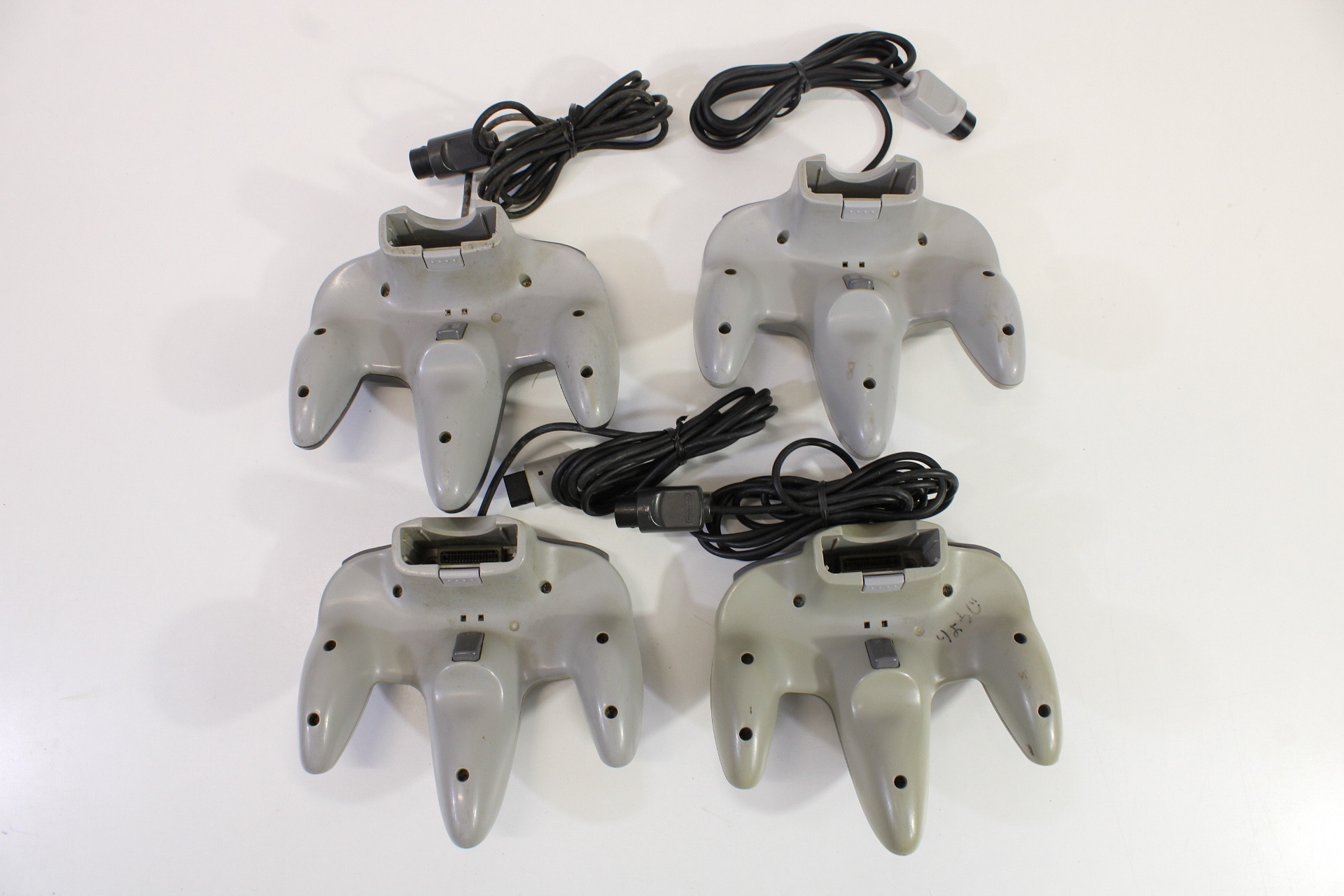 Lot of 4 Official Nintendo 64 Controller Loose Stick (UNTESTED AS IS) N64