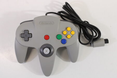Official Nintendo 64 Controller Gray 9/10 Tight Stick Discolored N64 (B)