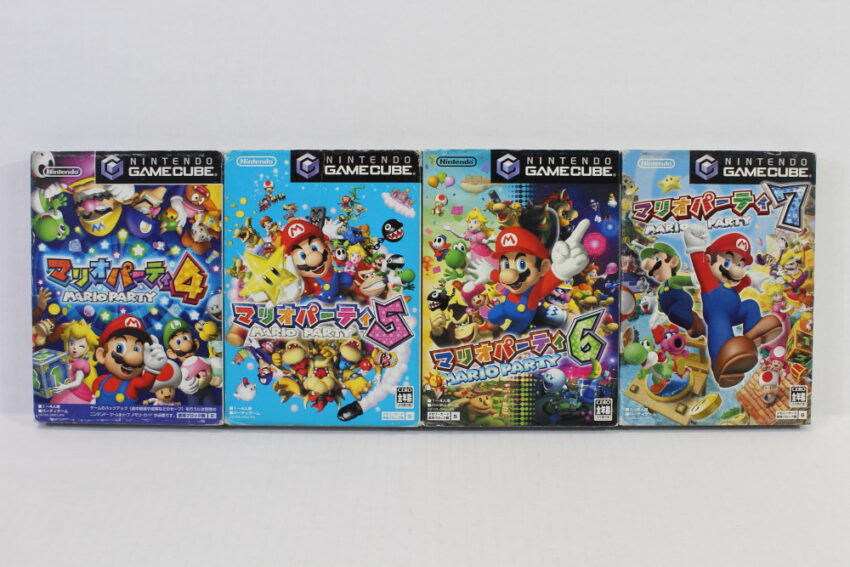 Lot of 4 Mario Party 4 5 6 7 (B) Nintendo GameCube GC