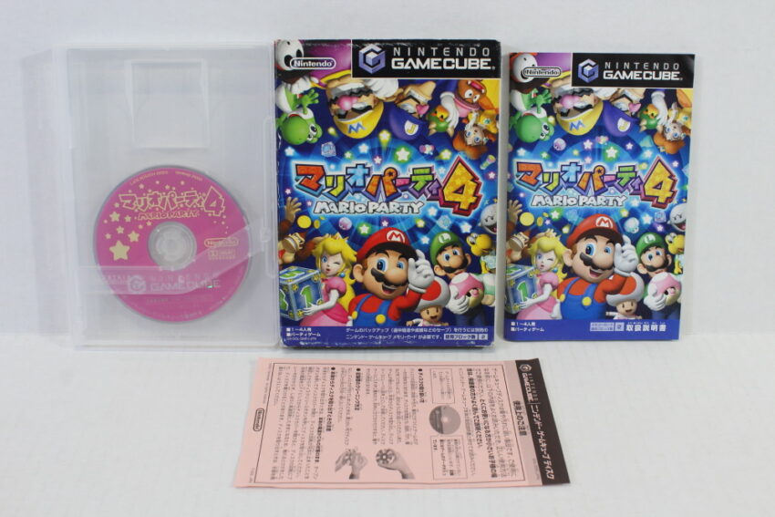 Lot of 4 Mario Party 4 5 6 7 (B) Nintendo GameCube GC