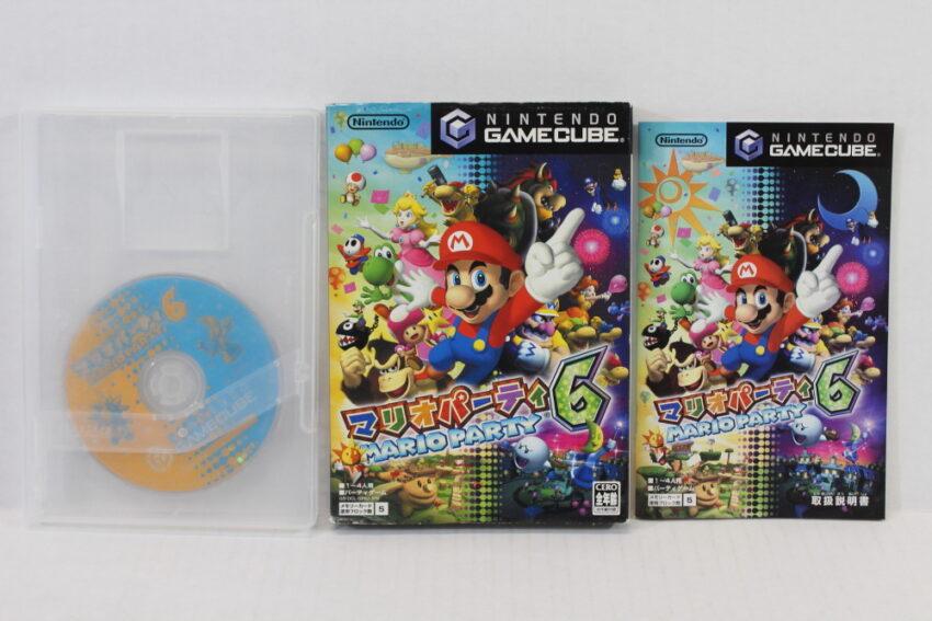 Lot of 4 Mario Party 4 5 6 7 (B) Nintendo GameCube GC