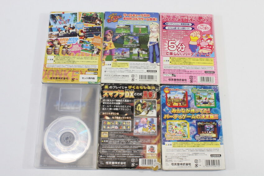 Lot of 6 Smash Bros Melee Star Fox Assault Mario Party 4 Wai Wai Golf Made in Wario Donkey Konga GC (B)