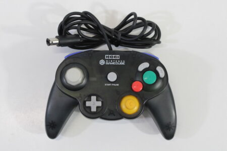 Official HORI Pad Cube Nintendo Gamecube Controller Clear Black (B)