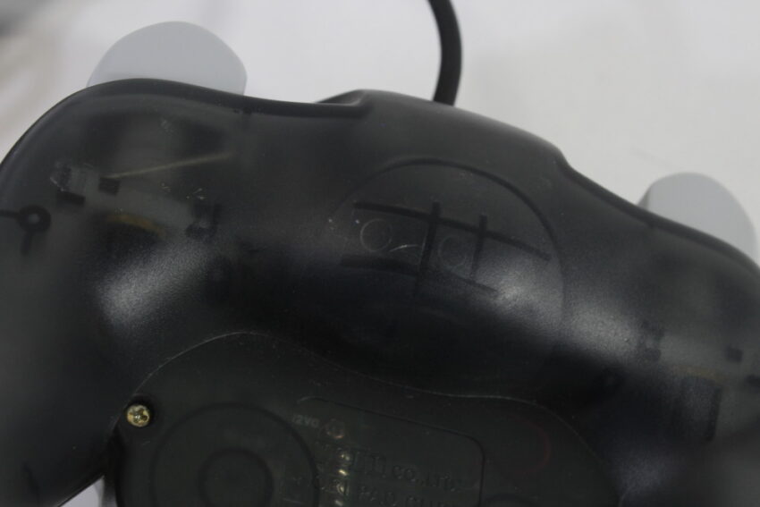 Official HORI Pad Cube Nintendo Gamecube Controller Clear Black (B)