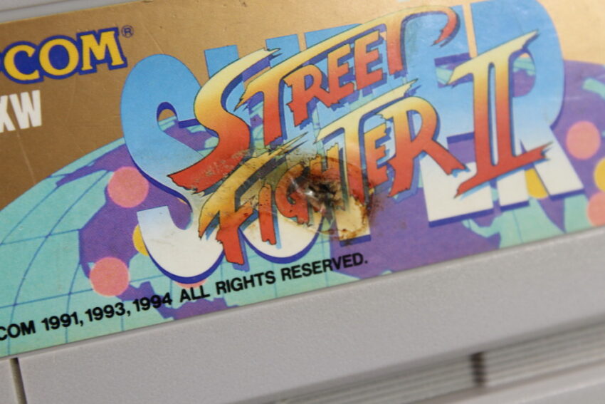 SUPER Street Fighter II 2 (C Damaged Shell) Nintendo Super Famicom SFC