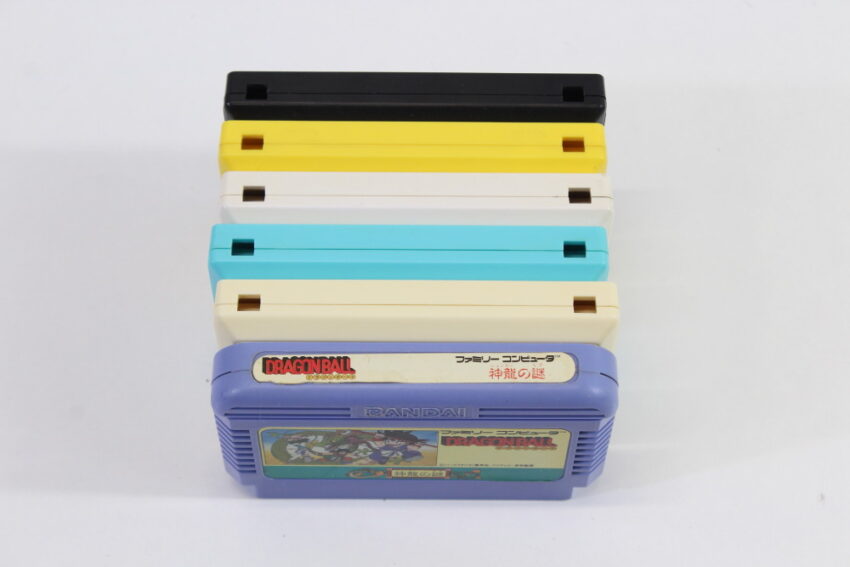 Lot of 6 Nintendo Famicom Game Dragon Ball Shenron no Nazo Seicross Flappy Dragon Quest IV 4 GOLF Hydlide Special (B~C) Nintendo Famicom FC