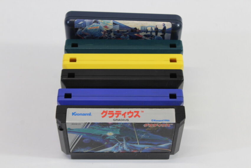 Lot of 6 Nintendo Famicom Game Gradius Dough Boy PINBALL Rampart Baseball Family Circuit 91 (B~C) Nintendo Famicom FC