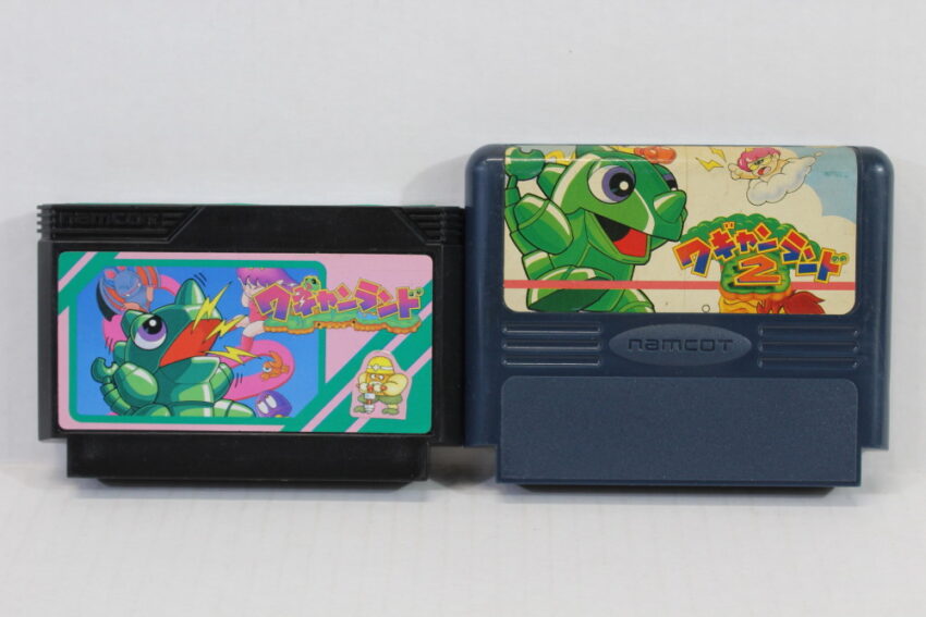 Lot of 2 Wagyan Land 1 & 2 (B) Nintendo Famicom FC