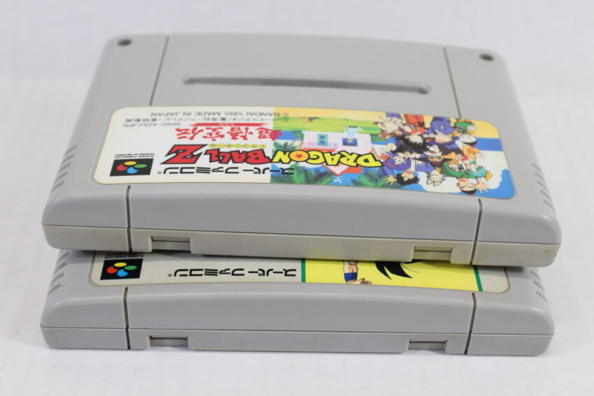 Lot of 2 Dragon Ball Z Super Goku Den Totsugeki & Saiyan Densetsu (B) Nintendo Super Famicom SFC
