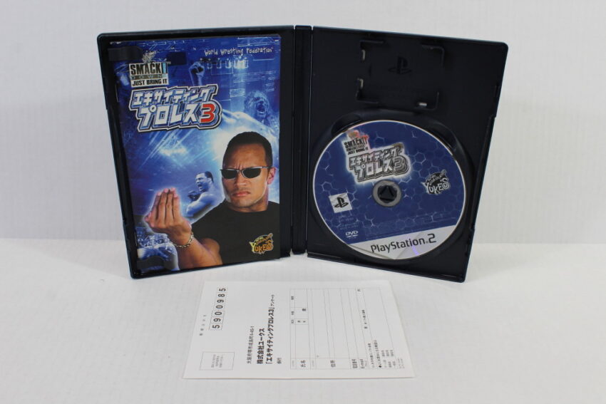 WWE Smack Down Exciting Prowrestling 3 CIB (B) SONY PlayStation 2 PS2