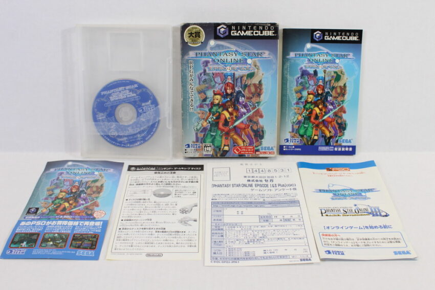Phantasy Star Online Episode I 1  & II 2 Plus + (B) Nintendo GameCube GC