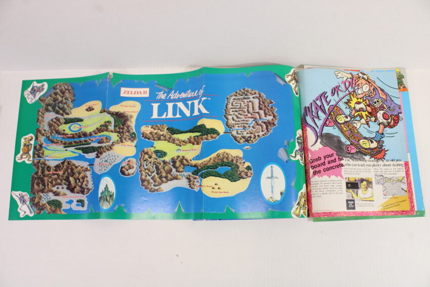 Nintendo Power January February 1989 Zelda 2 Adventure of Link With Poster Loose Pages (B) Video Game Magazine