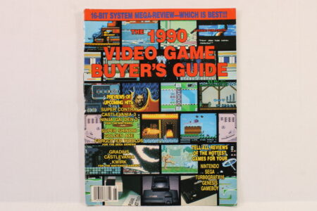 EGM Magazine 1990 Video Game Buyer's Guide Electronic Gaming Monthly (B) Video Game Magazine