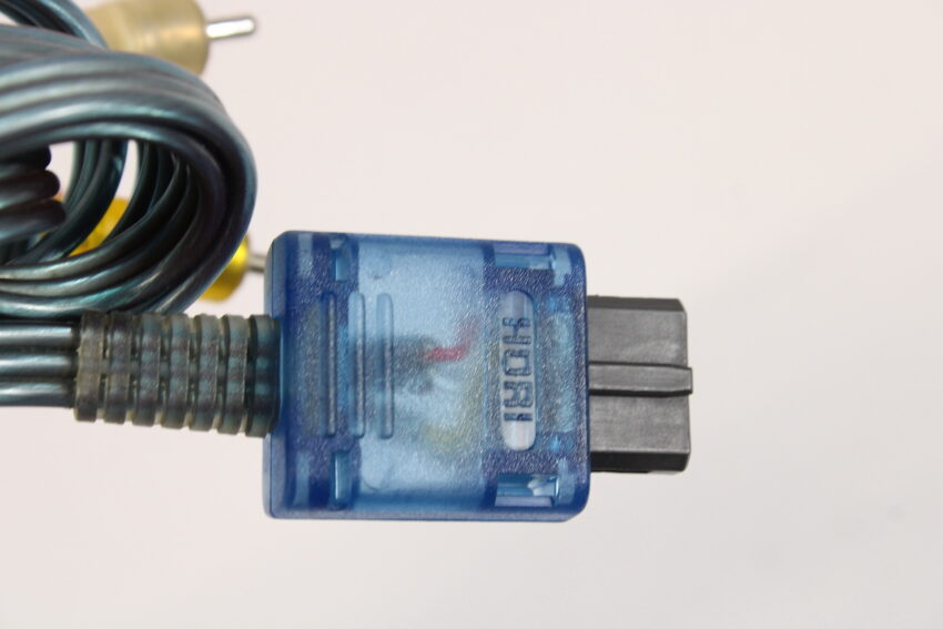 HORI Clear Blue RCA AV Cable OEM SFC GC SNES N64 SFC (B)