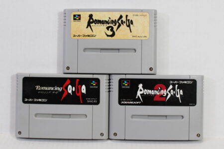 Lot of 3 Romancing Saga 1 2 3 (B) Nintendo Super Famicom SFC