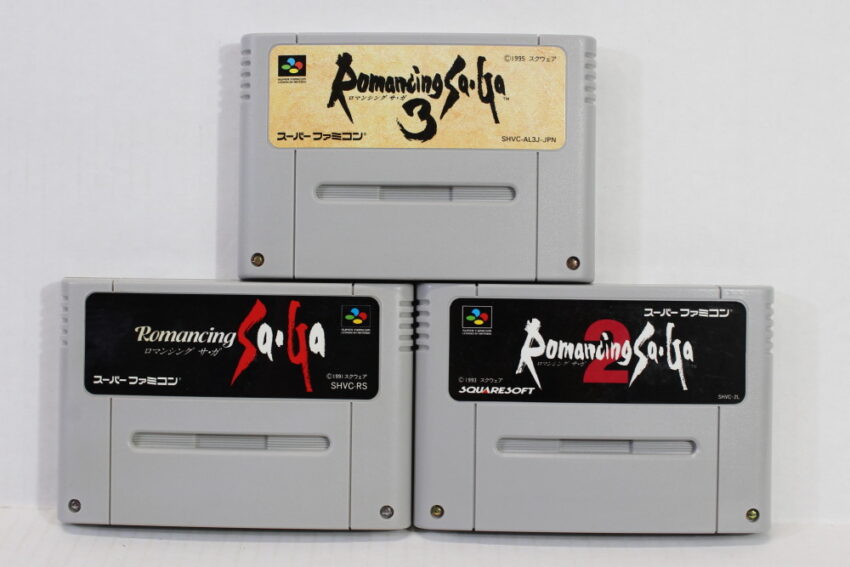 Lot of 3 Romancing Saga 1 2 3 (B) Nintendo Super Famicom SFC