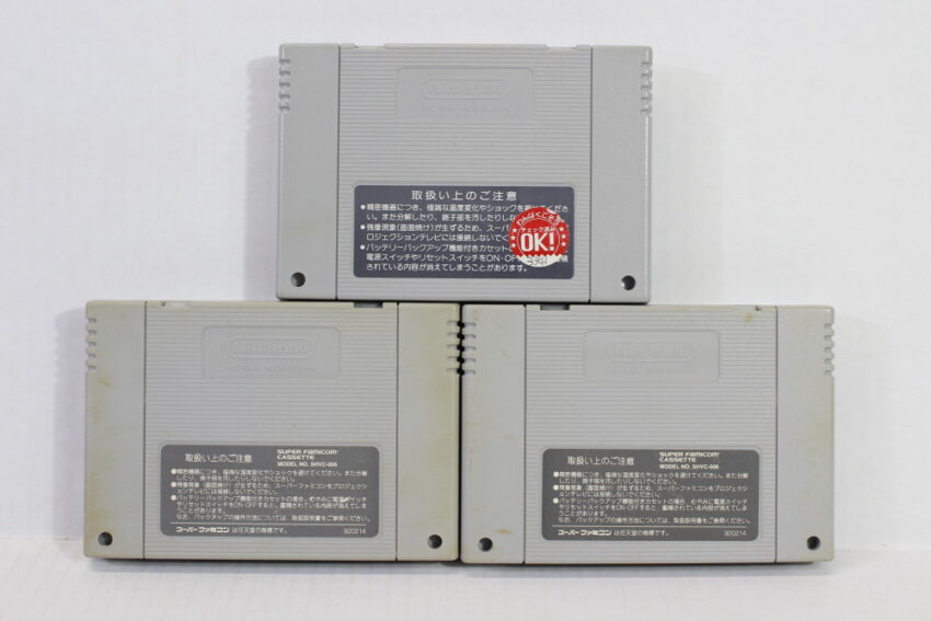 Lot of 3 Romancing Saga 1 2 3 (B) Nintendo Super Famicom SFC