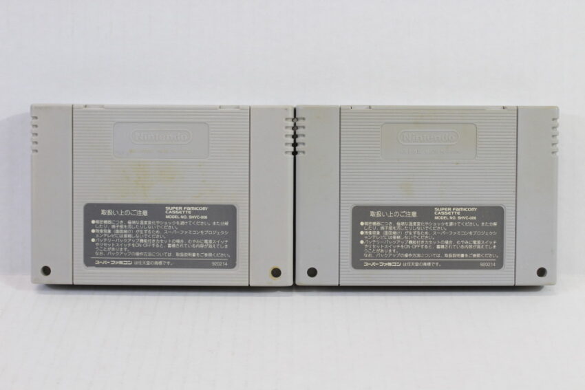 Lot of 2 Street Fighter II 2 & Fatal Fury Special Garou Densetsu SFC (B) Nintendo Super Famicom SFC
