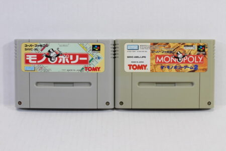 Lot of 2 The Monopoly Game 1 & 2 SFC (B) Nintendo Super Famicom SFC