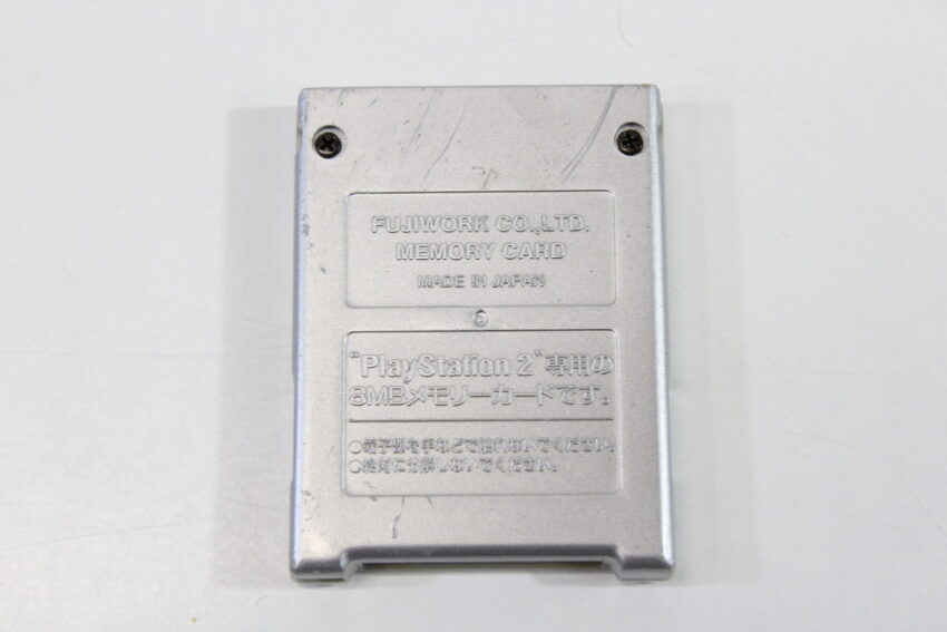Fujiwork SONY PlayStation 2 8MB Memory Card Silver PS2 (B)