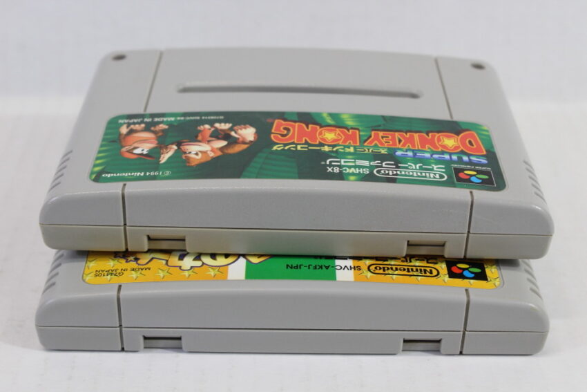 Lot of 2 Hoshi no Kirby Super Deluxe / Super Star & Donkey Kong Country 1 (B) Nintendo Super Famicom SFC