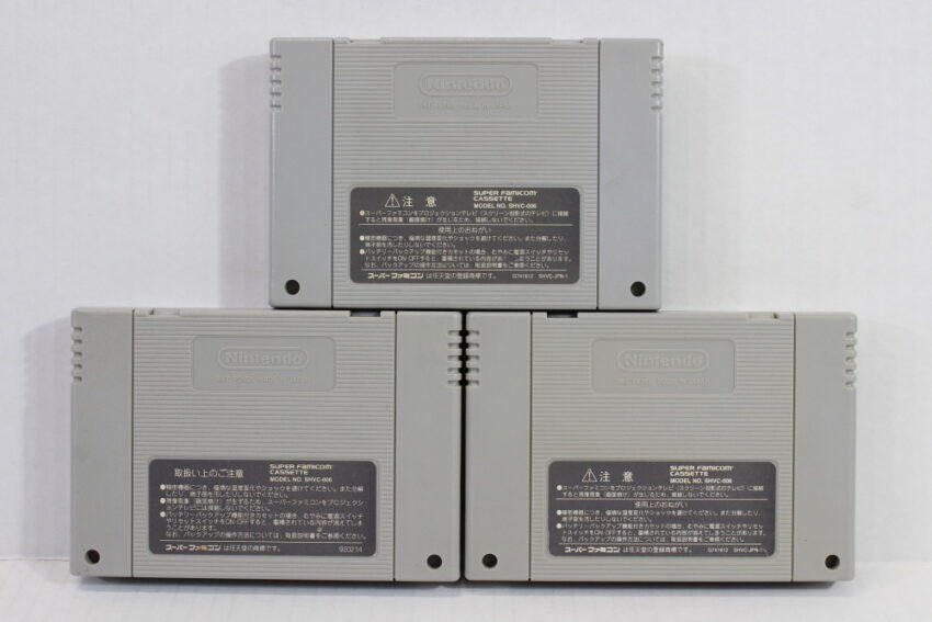 Lot of 3 Super Mario RPG & Kart & Collection All Stars (B) Nintendo Super Famicom SFC