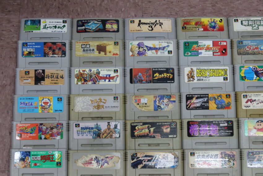 Wholesale Lot of 80 Nintendo Super Famicom Games (Untested / Uncleaned) Nintendo Super Famicom SFC