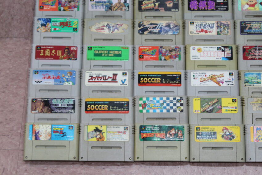 Wholesale Lot of 80 Nintendo Super Famicom Games (Untested / Uncleaned) Nintendo Super Famicom SFC