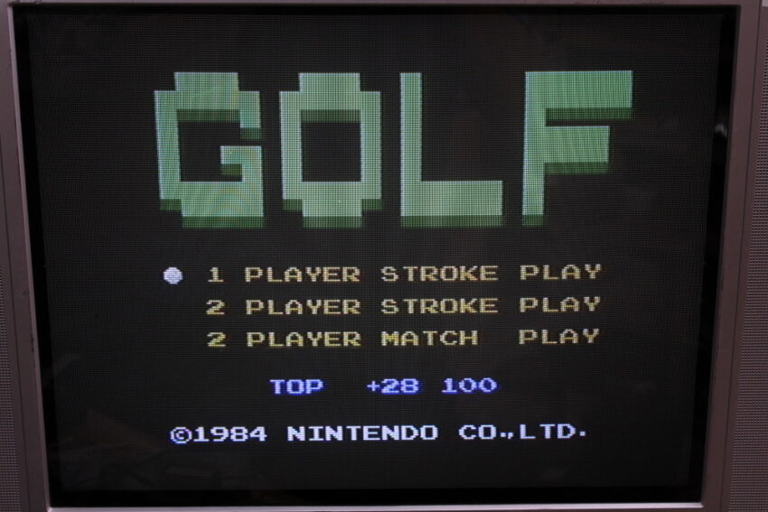 Golf (B) Nintendo Famicom Disk System FCD