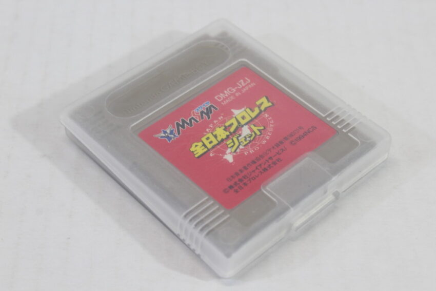 Zen Nihon Pro-Wrestling Jet & Case (B) Nintendo GameBoy GB