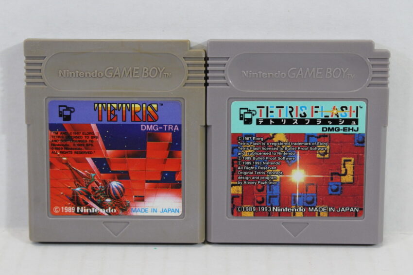 Lot of 2 Tetris & Tetris Flash (B) Nintendo GameBoy GB
