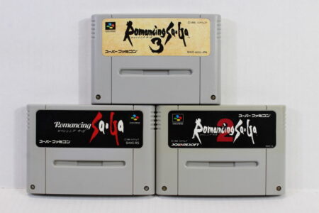 Lot of 3 Romancing Saga 1 2 3 (C) Nintendo Super Famicom SFC