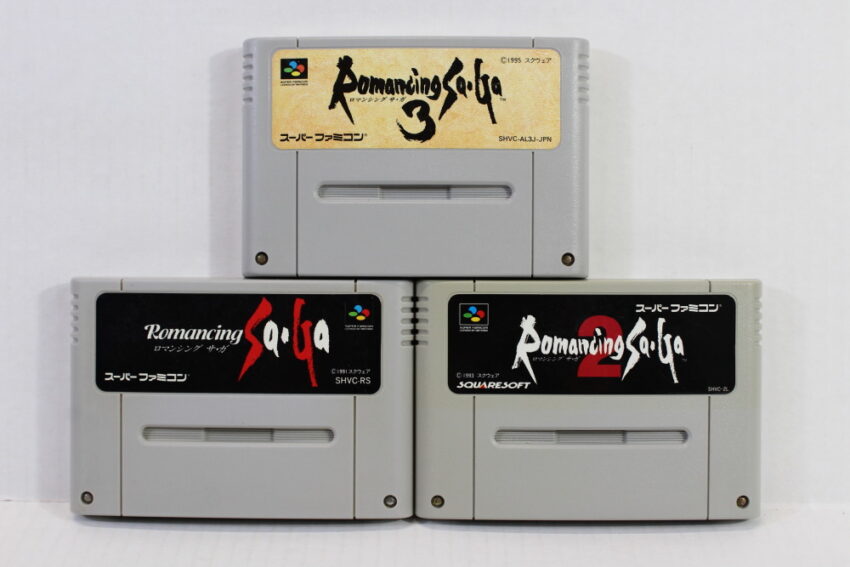 Lot of 3 Romancing Saga 1 2 3 (C) Nintendo Super Famicom SFC