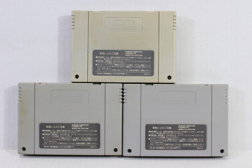 Lot of 3 Romancing Saga 1 2 3 (C) Nintendo Super Famicom SFC