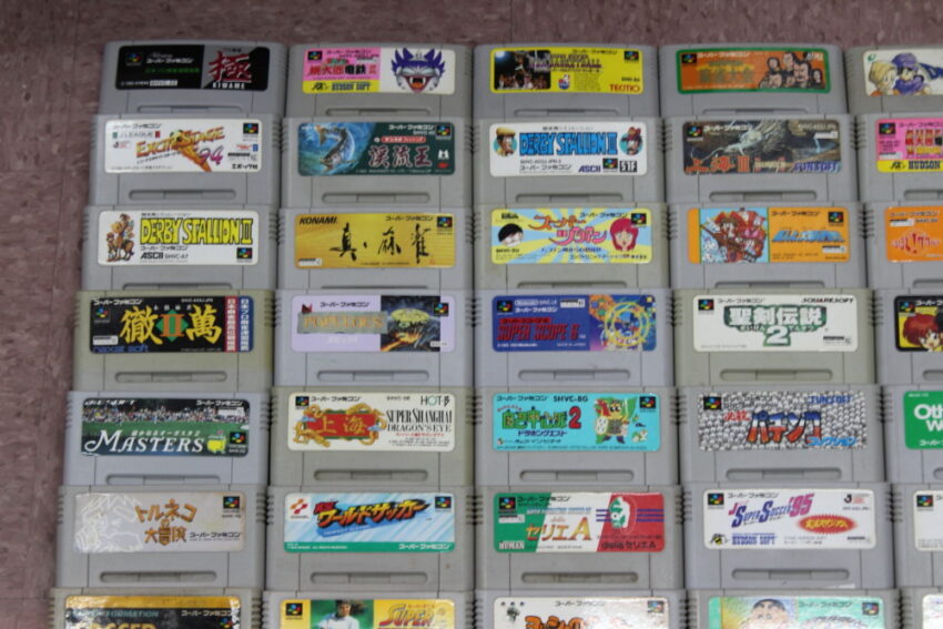 Wholesale Lot of 80 Nintendo Super Famicom Games (Untested / Uncleaned) Nintendo Super Famicom SFC