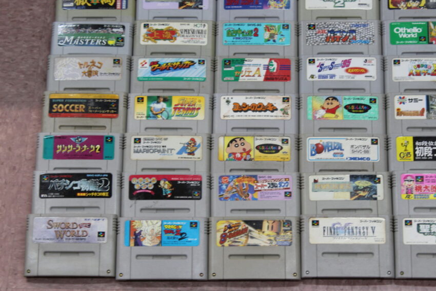 Wholesale Lot of 80 Nintendo Super Famicom Games (Untested / Uncleaned) Nintendo Super Famicom SFC