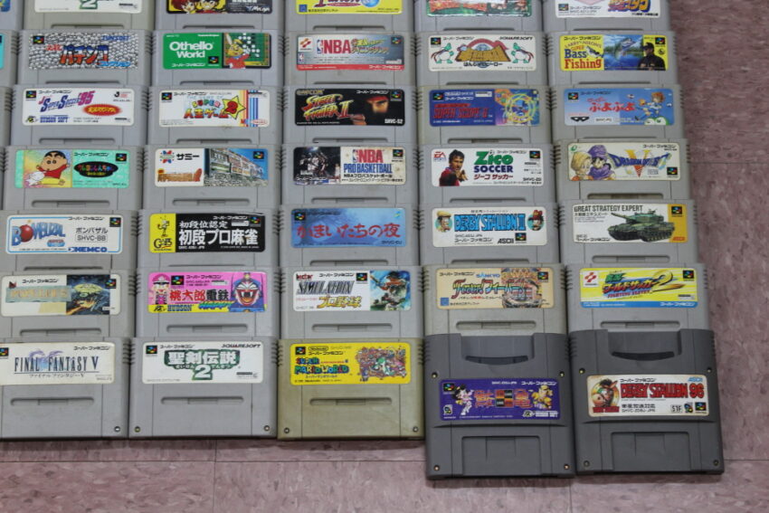 Wholesale Lot of 80 Nintendo Super Famicom Games (Untested / Uncleaned) Nintendo Super Famicom SFC