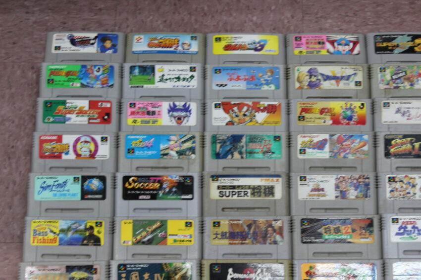 Wholesale Lot of 80 Nintendo Super Famicom Games (Untested / Uncleaned) Nintendo Super Famicom SFC