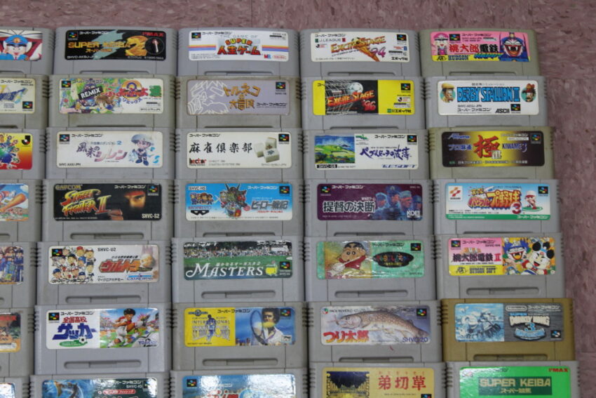 Wholesale Lot of 80 Nintendo Super Famicom Games (Untested / Uncleaned) Nintendo Super Famicom SFC