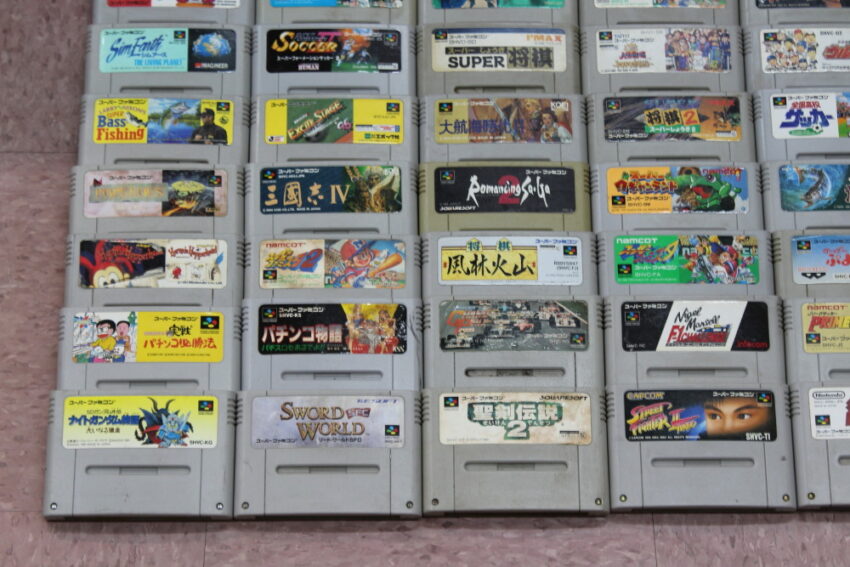 Wholesale Lot of 80 Nintendo Super Famicom Games (Untested / Uncleaned) Nintendo Super Famicom SFC