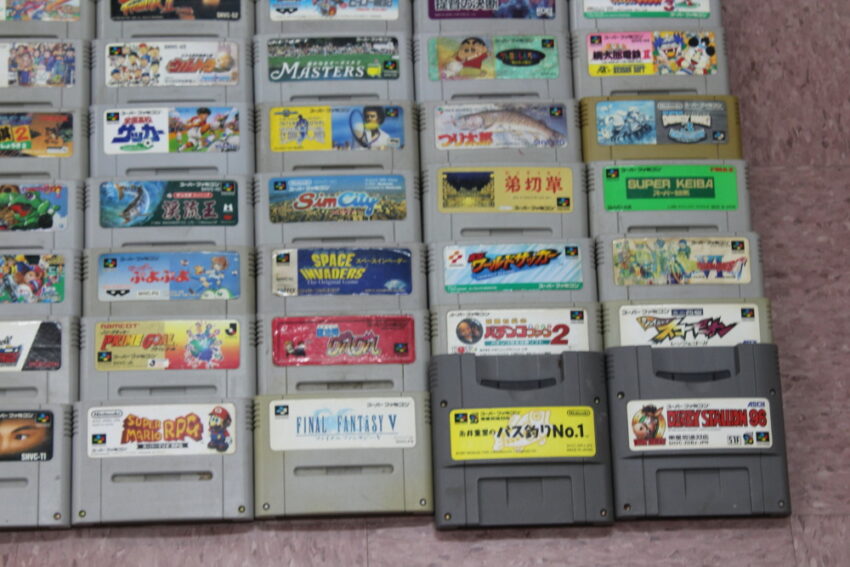 Wholesale Lot of 80 Nintendo Super Famicom Games (Untested / Uncleaned) Nintendo Super Famicom SFC