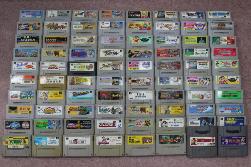 Wholesale Lot of 80 Nintendo Super Famicom Games (Untested / Uncleaned) Nintendo Super Famicom SFC