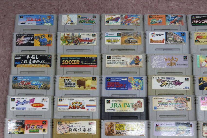 Wholesale Lot of 80 Nintendo Super Famicom Games (Untested / Uncleaned) Nintendo Super Famicom SFC