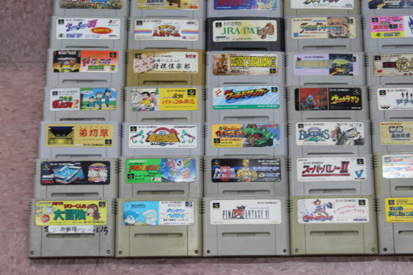 Wholesale Lot of 80 Nintendo Super Famicom Games (Untested / Uncleaned) Nintendo Super Famicom SFC