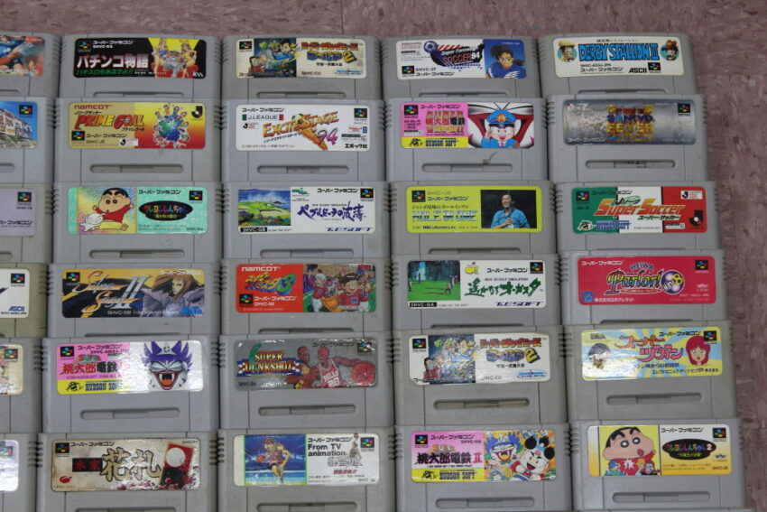 Wholesale Lot of 80 Nintendo Super Famicom Games (Untested / Uncleaned) Nintendo Super Famicom SFC