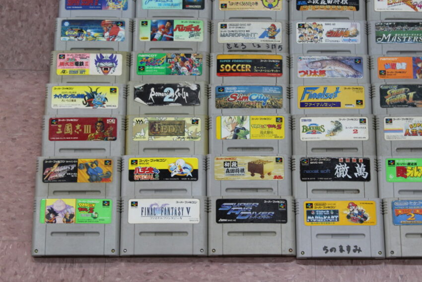 Wholesale Lot of 80 Nintendo Super Famicom Games (Untested / Uncleaned) Nintendo Super Famicom SFC