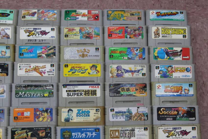 Wholesale Lot of 80 Nintendo Super Famicom Games (Untested / Uncleaned) Nintendo Super Famicom SFC