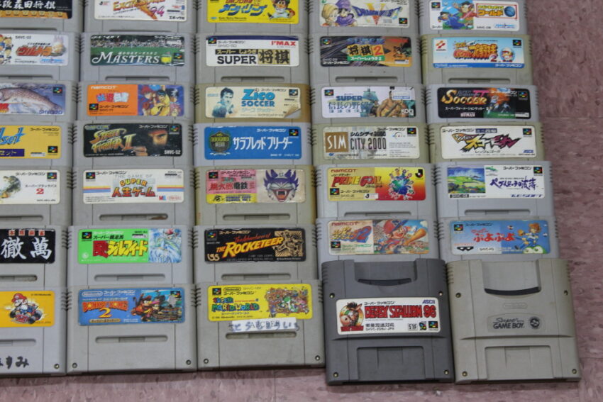 Wholesale Lot of 80 Nintendo Super Famicom Games (Untested / Uncleaned) Nintendo Super Famicom SFC